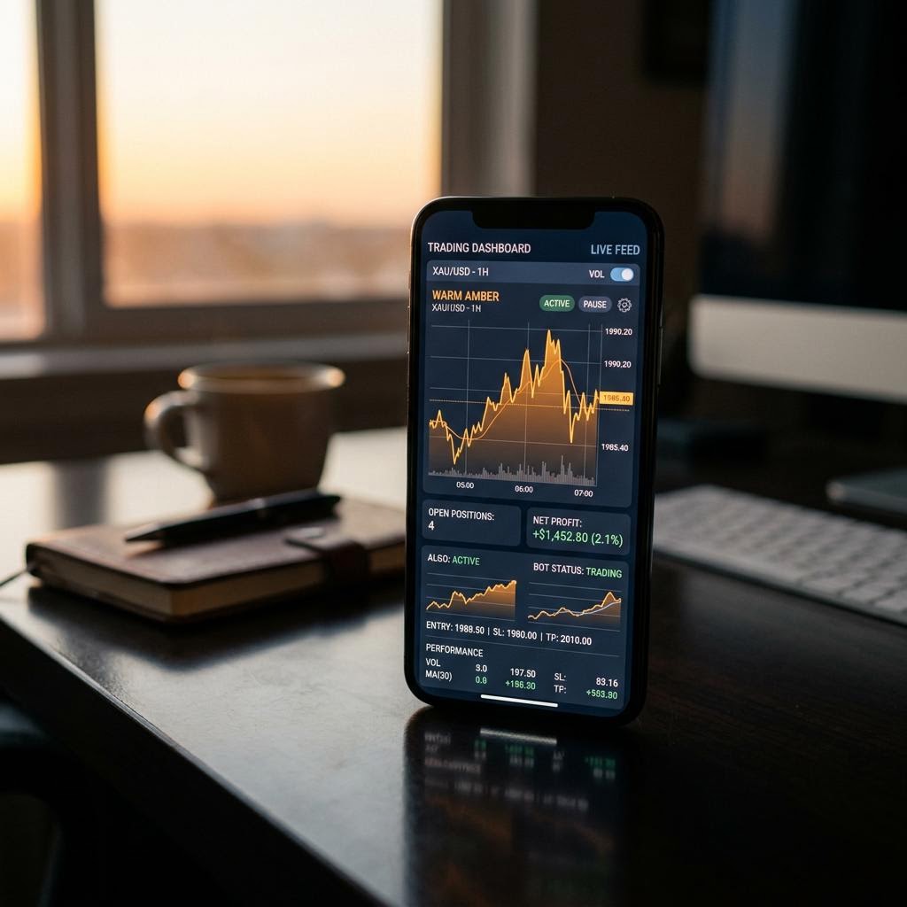 Immediate GP crypto trading dashboard displaying Bitcoin and Ethereum positions